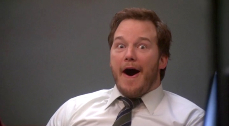 Shocked Andy Dwyer Meme Generator